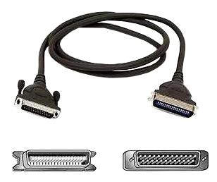  Параллельный кабель IEEE/1284, угол 90, 1,8 м для принтера Zebra TTP 2000