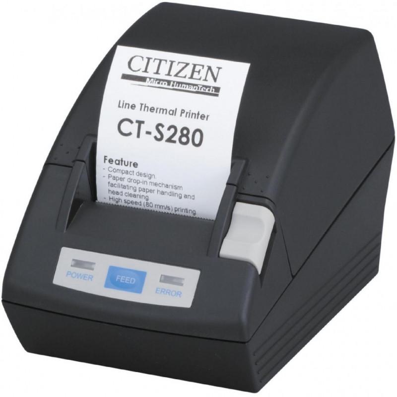  Термопринтер этикеток Citizen CT-S280; USB, Black