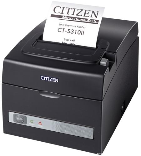 Термопринтер этикеток Citizen CT-S310II; Serial + USB, Black