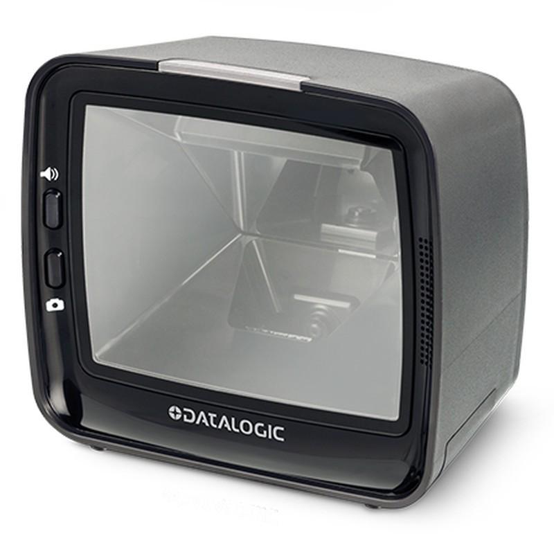 Datalogic Magellan 3450VSi, Kit, RS-232 Scanner, 1D/2D Model, Counter/Wall Mount, Power Brick/Cord (EU), PC DB9 4.5 m/15 ft Ext Pwr Cable 
