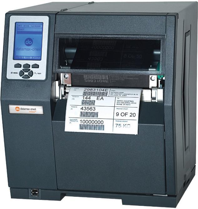  Термотрансферный принтер Datamax H-6308-6in-300 DPI,8 IPS,TT Printer,Datamax Std Kit,Bi-Directional TT,220v Black Power Cords, British And EU,Basic Peel, Present and Internal Rewind,PL-Z Emulation,3.0in Metal Media Hub