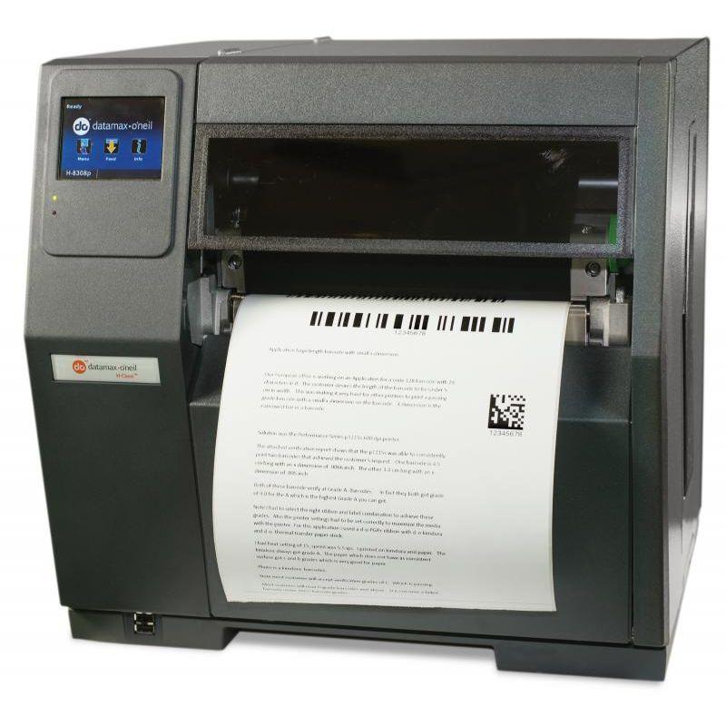  Термотрансферный принтер Datamax H-8308p - 8´ - 300 DPI, TT, EU &amp; UK CORDS, CUTTER, 3 INCH MEDIA HUB