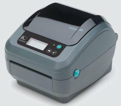 Термопринтер этикеток Zebra GX420d; 203dpi, USB, RS232, Bluetooth, LCD, Cutter - Liner and Tag