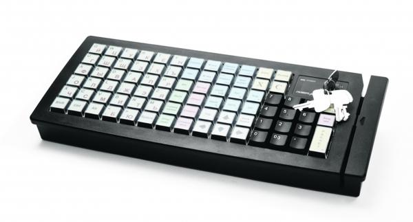 Программируемая клавиатура  Posiflex KB-6600 с ридером 1-3 дорожки