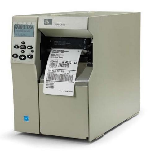 Термотрансферный принтер Zebra 105SL Plus, 300 dpi,  RS232,LPT,USB, Ethernet, с ножом, WiFi