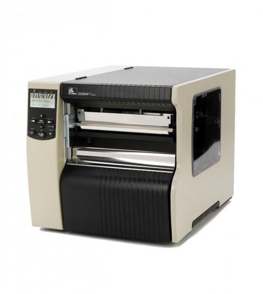 Термотрансферный принтер Zebra 220Xi4 (254 мм/сек, 203dpi, ширина печати 216 мм, Ethernet) с ножом и накопителем