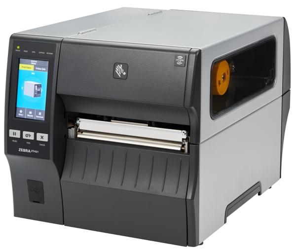 Термотрансферный принтер Zebra TT Printer ZT421; 6", 203 dpi, Euro and UK Cord, Serial, USB,  Ethernet, Bluetooth 4.1/MFi, USB Host, Peel w/ Full Rewind