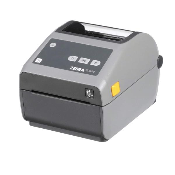 Термопринтер этикеток Zebra ZD620d 203 dpi, USB, USB Host, BTLE, RS232, Ethernet, LCD display [ZD62142-D0EF00EZ]