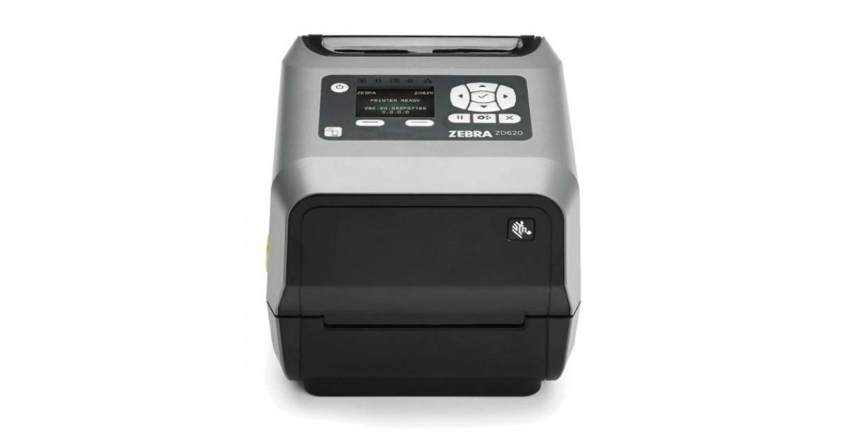 Термотрансферный принтер Zebra ZD620t 203 dpi, USB, USB Host, BTLE, RS232, Ethernet, Cutter [ZD62042-T2EF00EZ]