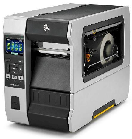  Термотрансферный принтер Zebra TT Printer ZT610; 4&quot;, 203 dpi, Euro and UK cord, Serial, USB, Gigabit Ethernet, Bluetooth 4.0, USB Host, Wireless 802.11 AC, Tear, Color Touch Display, ZPL