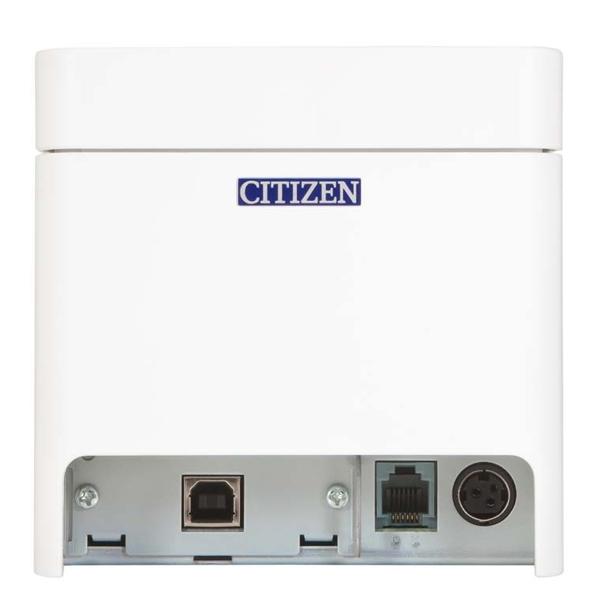 Термопринтер этикеток Citizen CT-S251; Bluetooth (iOS+And), Pure White-3