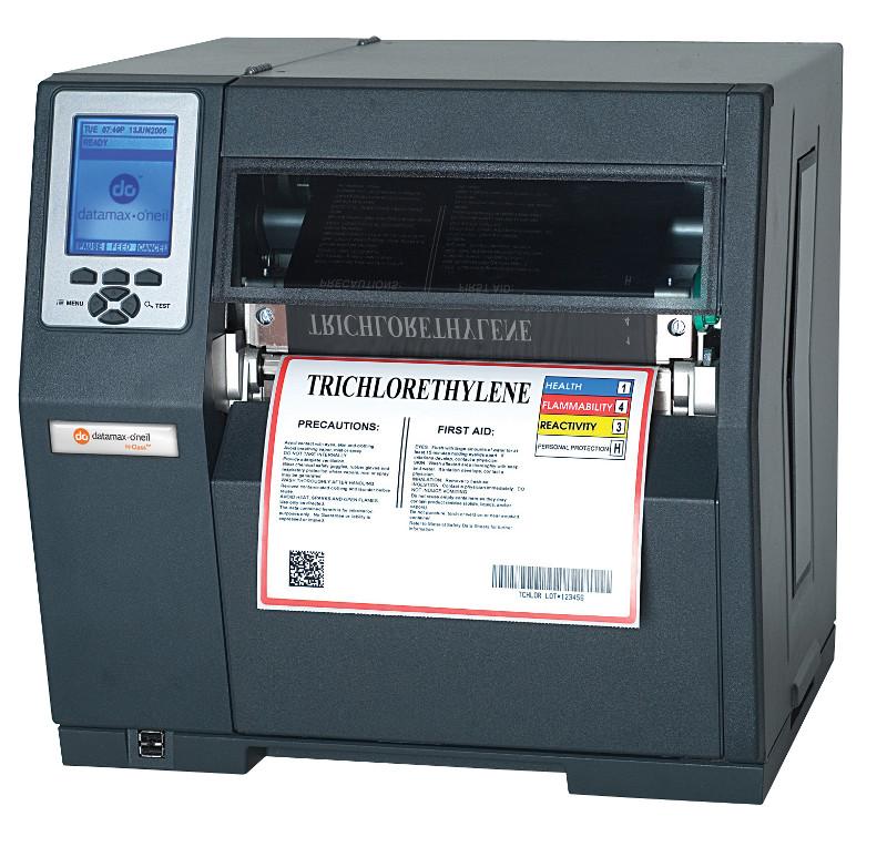 Термотрансферный принтер Datamax H-8308X - 8inch-300 DPI, 8 IPS, Bi-Directional TT Printer, 220v: EU and GB Plug, Internal Rewinder, Standard Cutter, 3.0inch Metal Media Hub