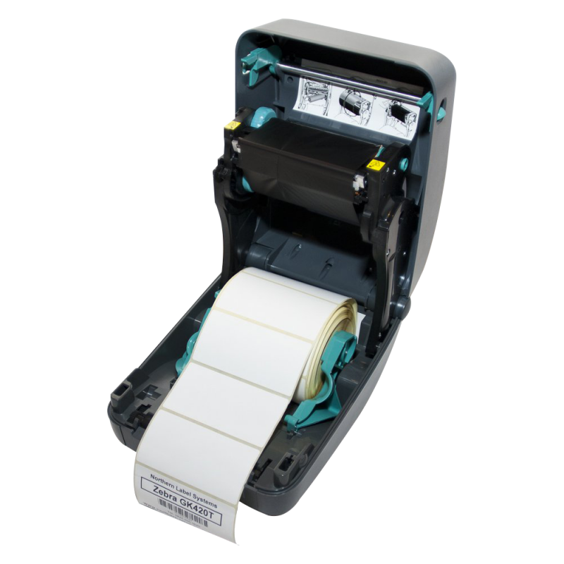 Термотрансферный принтер Zebra GK420t 203dpi, 19-108 mm, 127 mm/s, EPL, ZPLII, USB, RS232, LPT-1