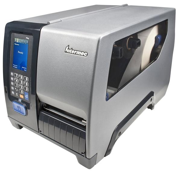 Термотрансферный принтер Intermec PM43,фун.кнопки, Ethernet, TT 203dpi, намотчик подложки+отделитель