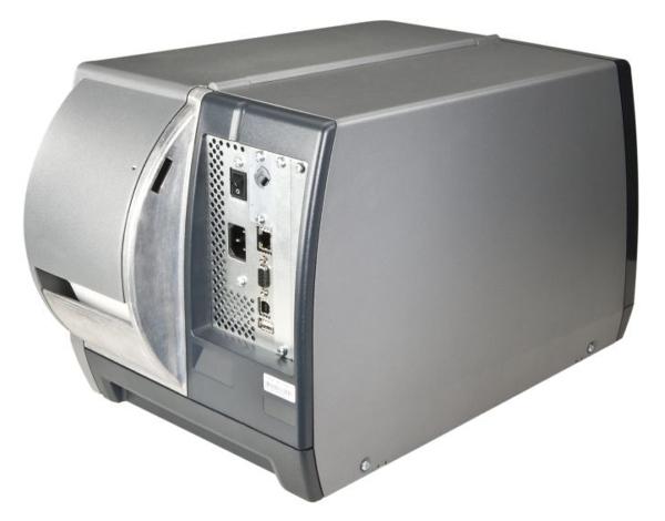 Термотрансферный принтер Intermec PM43,фун.кнопки, Ethernet, TT 203dpi, намотчик подложки+отделитель-1