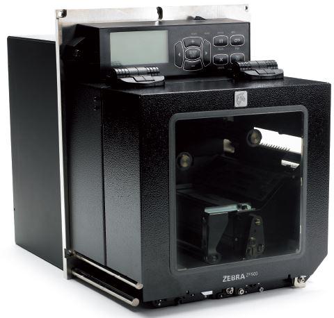 Термотрансферный принтер Zebra ZE500 6", LH;  203DPI, EURO / UK CORD, RS232, PARALLEL, USB, INT 10/100, ZPL II