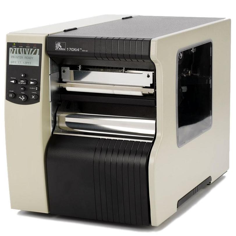 Термотрансферный принтер Zebra 140Xi4 (356 мм/сек, 203dpi, ширина печати 128 мм, Ethernet) со смотчиком