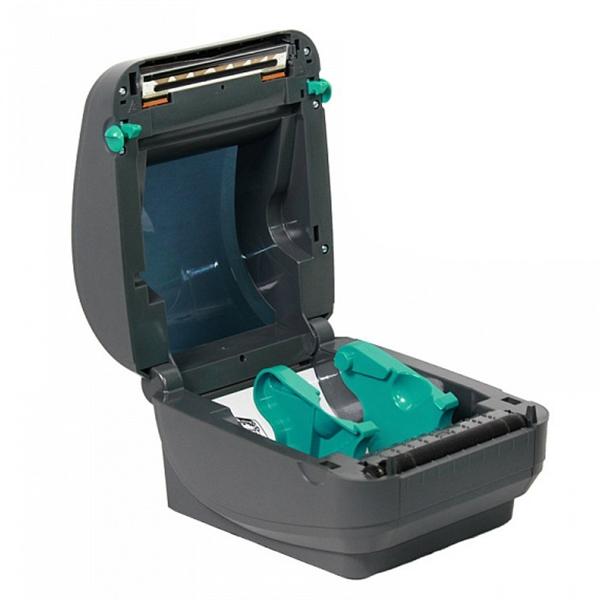 Термопринтер этикеток Zebra GX420d; 203dpi, USB, RS232, Ethernet, Dispenser (Peeler)-2