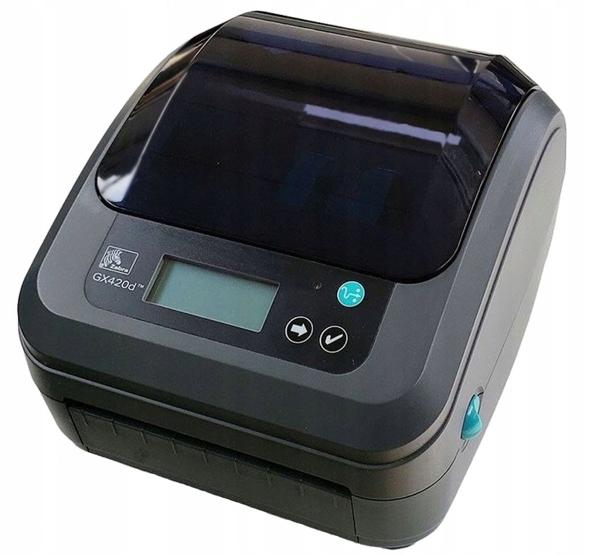 Термопринтер этикеток Zebra GX420d; 203dpi, USB, RS232, 802.11b/g, LCD-1