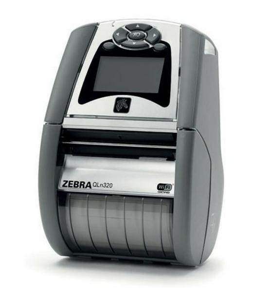 Термопринтер этикеток Zebra QLn 320 (ширина печати - 72 мм), 802.11a/b/g/n, Bluetooth 3.0 (Dual Radio), увеличенная батарея-1